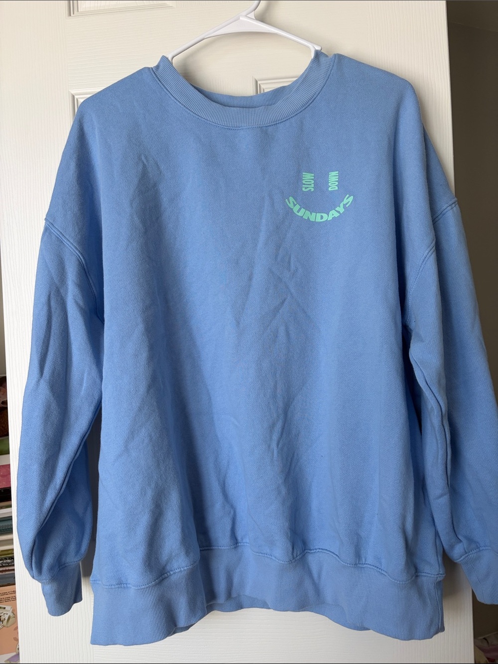 Old Navy Light Blue Tunic-Length Sweatshirt
